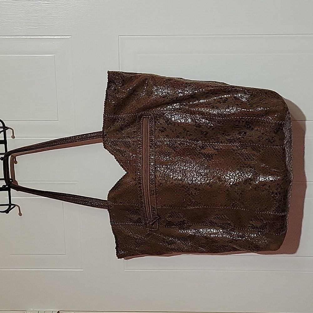 Sondra Roberts Python Print Medium Size Tote Bag
